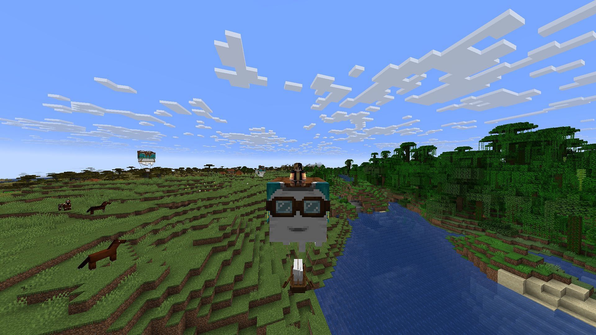 The Minecraft summer game drop update will add the much-awaited happy ghast (Image via Sportskeeda Gaming || Mojang Studios)